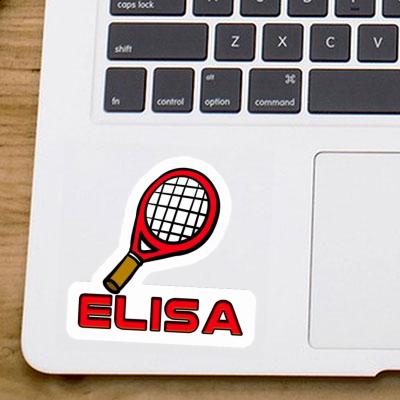 Elisa Autocollant Raquette de tennis Laptop Image