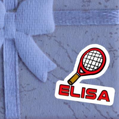 Elisa Aufkleber Tennisschläger Image