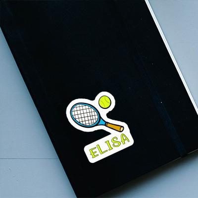 Tennis Racket Sticker Elisa Image