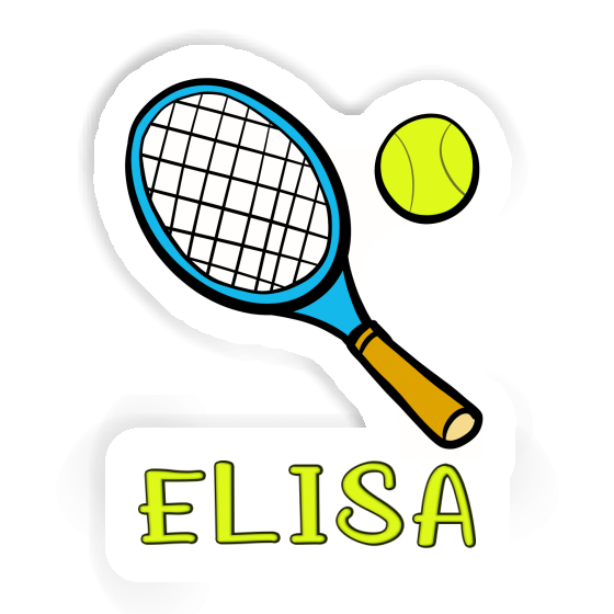 Autocollant Raquette de tennis Elisa Image