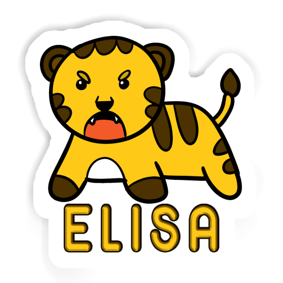 Elisa Sticker Baby Tiger Gift package Image