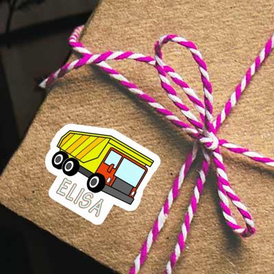 Dump Truck Sticker Elisa Gift package Image