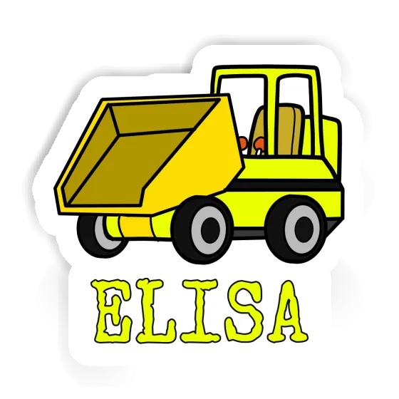 Elisa Sticker Front Tipper Image