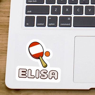 Sticker Elisa Table Tennis Paddle Image