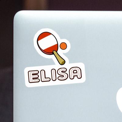 Sticker Elisa Tischtennisschläger Image