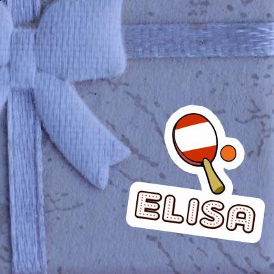 Sticker Elisa Table Tennis Paddle Gift package Image