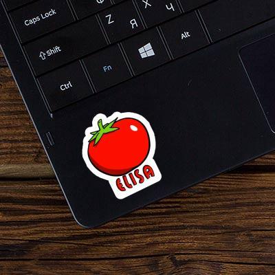 Elisa Aufkleber Tomate Laptop Image