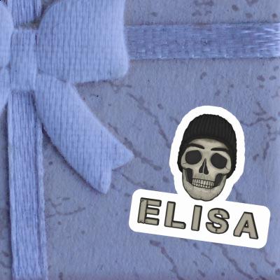 Autocollant Elisa Tête de mort Image