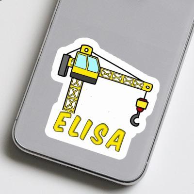 Tower Crane Sticker Elisa Notebook Image