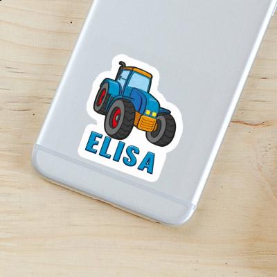 Tractor Sticker Elisa Notebook Image