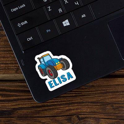 Tractor Sticker Elisa Laptop Image