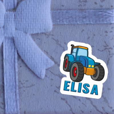 Tractor Sticker Elisa Notebook Image