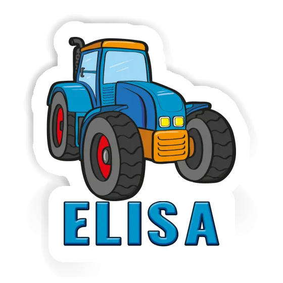 Tractor Sticker Elisa Notebook Image