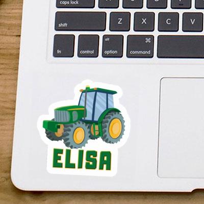 Sticker Tractor Elisa Image