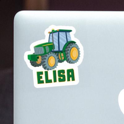 Autocollant Elisa Tracteur Notebook Image