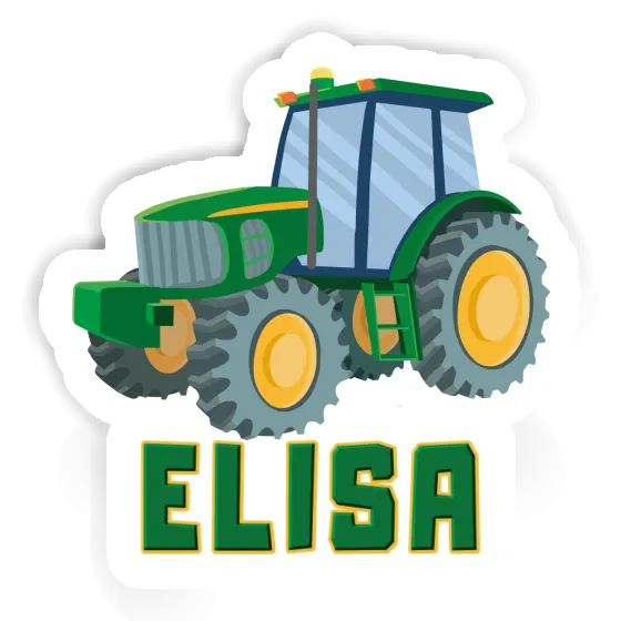 Sticker Tractor Elisa Laptop Image