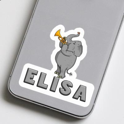 Autocollant Elisa Éléphant Laptop Image