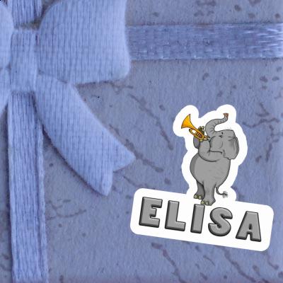 Elisa Sticker Elefant Notebook Image