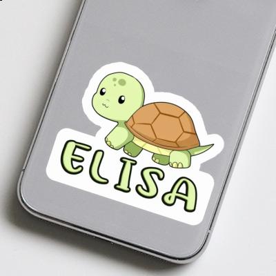 Sticker Turtle Elisa Laptop Image