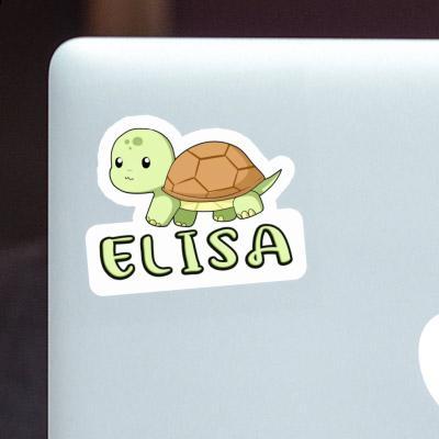 Sticker Turtle Elisa Laptop Image