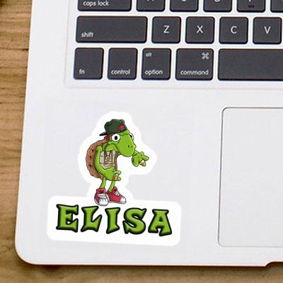 Turtle Sticker Elisa Notebook Image