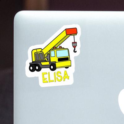 Sticker Elisa Vehicle Crane Gift package Image