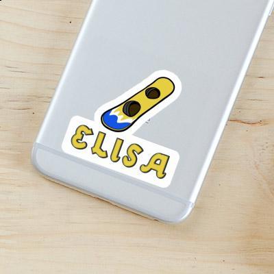 Wakeboard Sticker Elisa Notebook Image