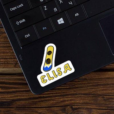 Sticker Wakeboard Elisa Laptop Image