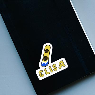 Sticker Wakeboard Elisa Notebook Image