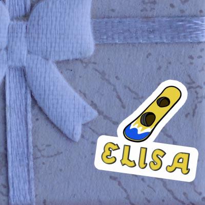 Wakeboard Sticker Elisa Notebook Image