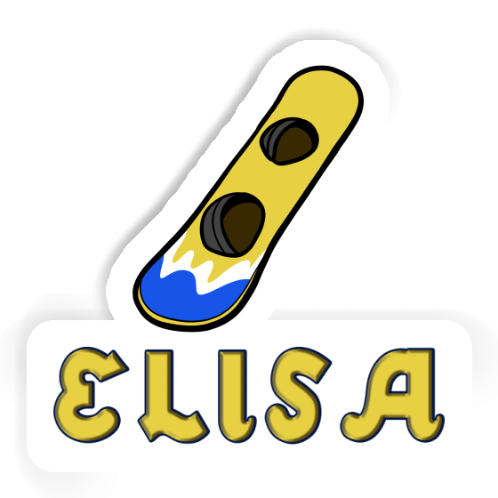 Sticker Wakeboard Elisa Image