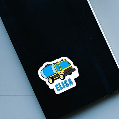 Sticker Water Truck Elisa Notebook Image