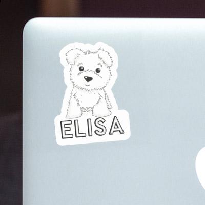 Westie Aufkleber Elisa Laptop Image