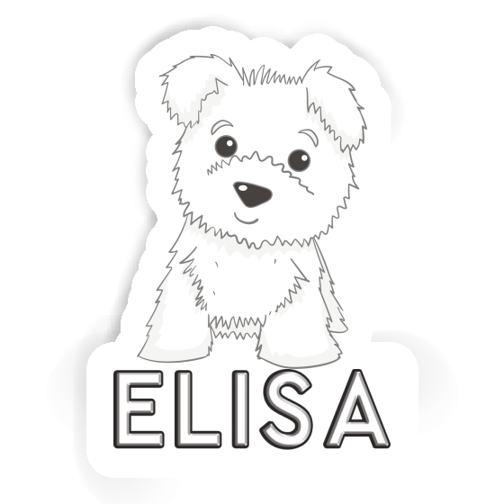 Elisa Sticker Westie Image