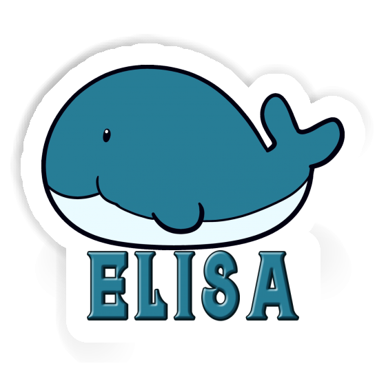 Sticker Whale Fish Elisa Image