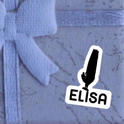 Sticker Windsurfer Elisa Laptop Image