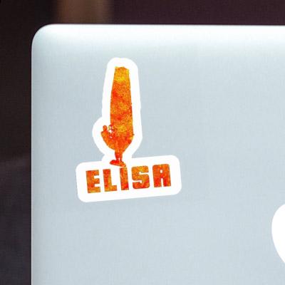 Sticker Elisa Windsurfer Laptop Image