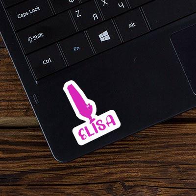 Windsurfer Sticker Elisa Image