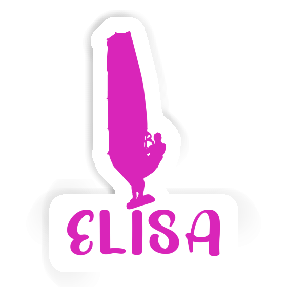 Windsurfer Sticker Elisa Laptop Image