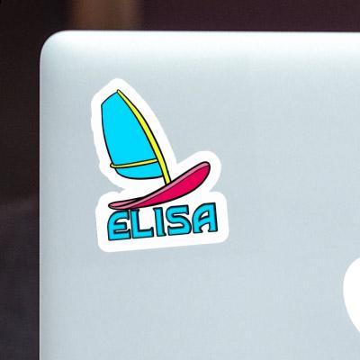 Sticker Elisa Windsurf Board Image