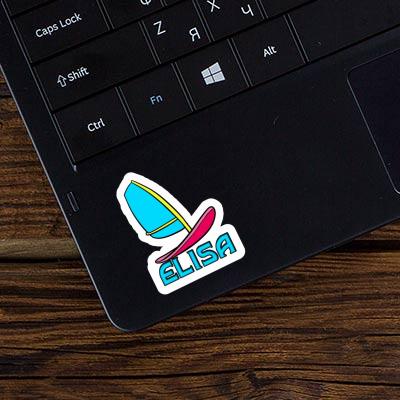 Windsurfbrett Sticker Elisa Notebook Image