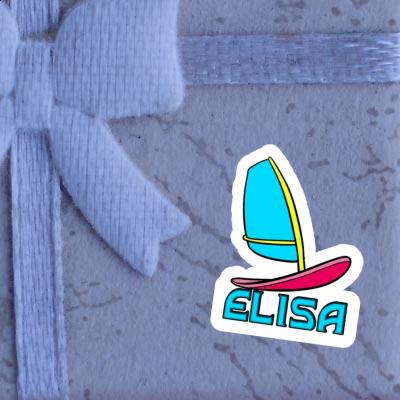 Sticker Elisa Windsurf Board Laptop Image