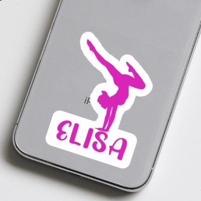 Elisa Sticker Yoga Woman Image