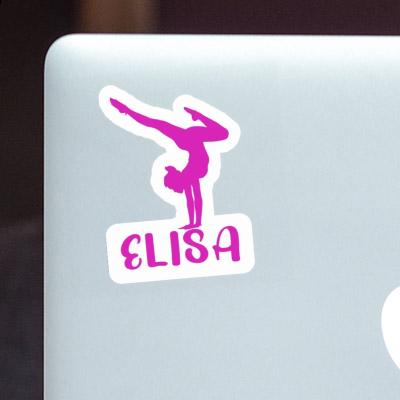 Elisa Sticker Yoga Woman Image