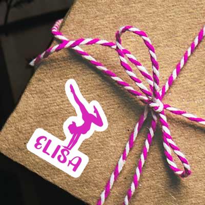 Yoga-Frau Aufkleber Elisa Gift package Image