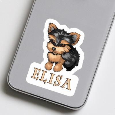 Sticker Yorkshire Terrier Elisa Laptop Image