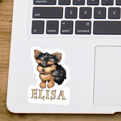 Sticker Yorkshire Terrier Elisa Gift package Image