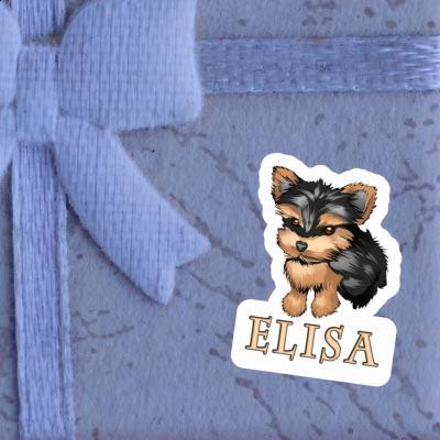 Sticker Elisa Yorkshire Terrier Gift package Image