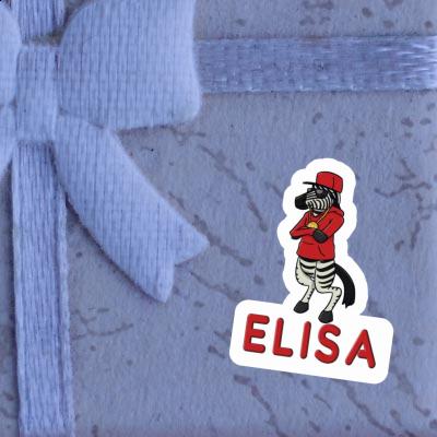 Elisa Sticker Zebra Image