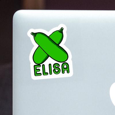 Sticker Zucchini Elisa Image